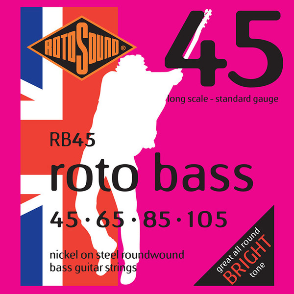 Roto Sound Roto Bass RB 45 Nickel on Steel Roundwound (45-105 - long scale)