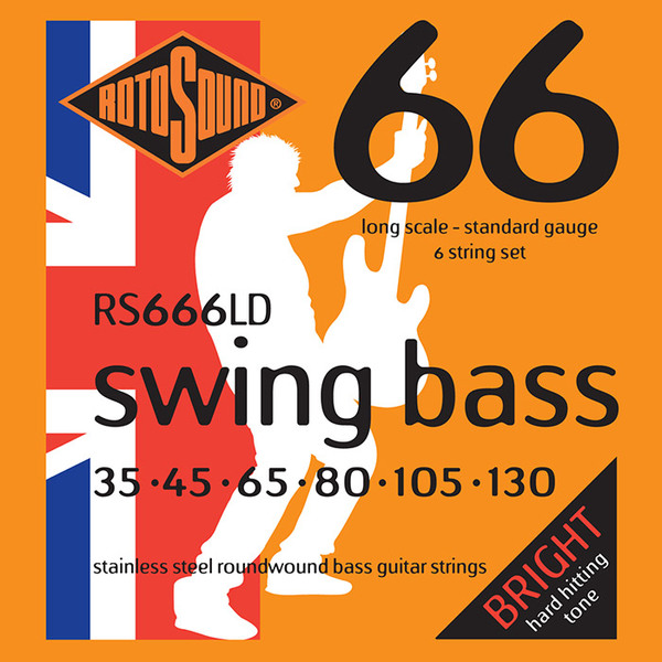 Roto Sound Swing Bass Stainless Steel RS666LD (35-130 - long scale)