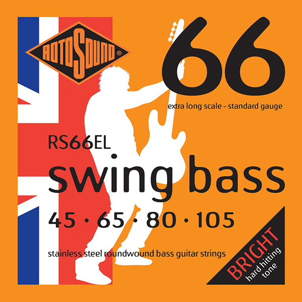 Roto Sound Swing Bass Stainless Steel RS66EL (45-105 - extra long scale)