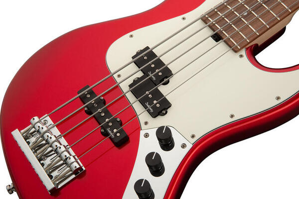 Sadowsky MetroLine 21-Fret Vintage P/J Ash Bass (solid candy apple red metallic high polish)