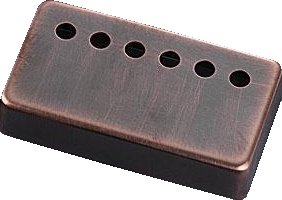 Schaller Pickup Cover - 6 Hole-Bridge (vintage copper)