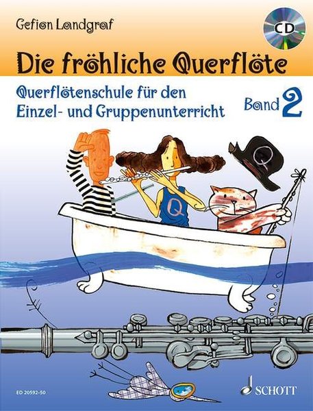 Schott Music Die Fröhliche Querflöte Schule Vol.2 Gefion Landgraf