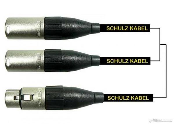 Schulz S 120 / 2 XLR M - 1 XLR F
