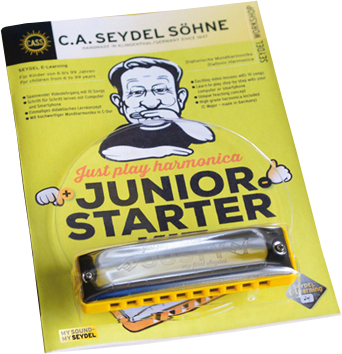 Seydel Junior Starter Kit Just Play Harmonica (C Major)