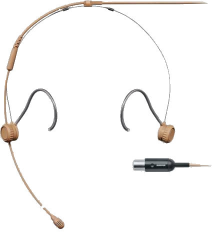 Shure TwinPlex TH53C-MTQG / Subminiature Headset (mtqg connector - cocoa)