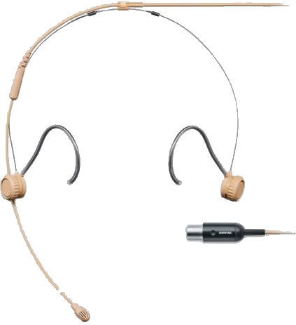 Shure TwinPlex TH53T-MTQG / Subminiature Headset (mtqg connector TA4F - tan)