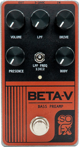 SolidGoldFX Beta-V Bass Preamp / Overdrive