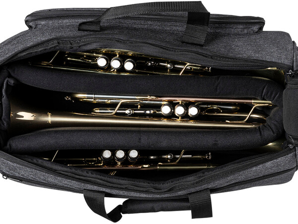 Stagg SB-TP / Triple Trumpet Bag (black, for 3 trumpets)