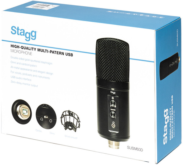 Stagg SUSM60D USB Double Condenser Mic