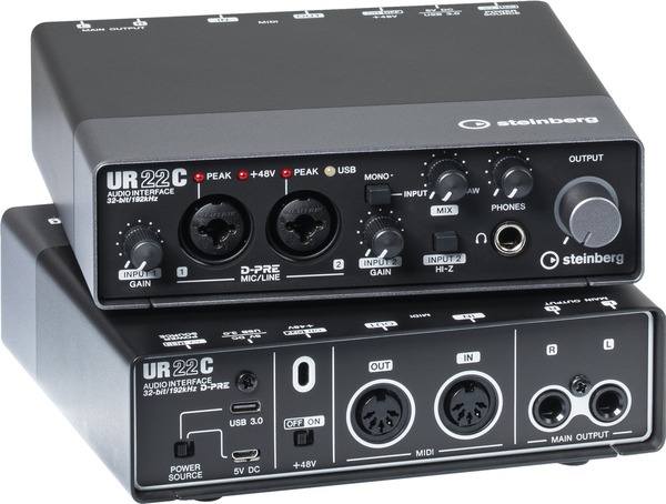 Steinberg UR22C USB 3 Audio Interface incl MIDI I/O & iPad