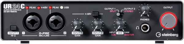 Steinberg UR24C USB 3 Audio Interface incl MIDI I/O & iPad