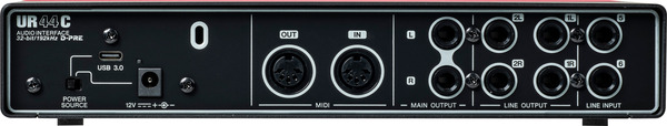 Steinberg UR44C USB 3 Audio Interface incl MIDI I/O & iPad (red)