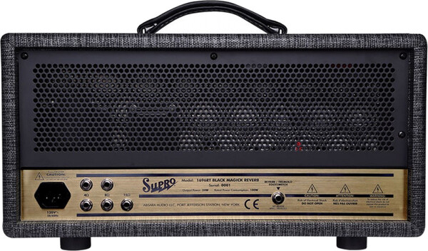 Supro Black Magick Reverb 25W Head / 1696RTH (black rhino & cream)