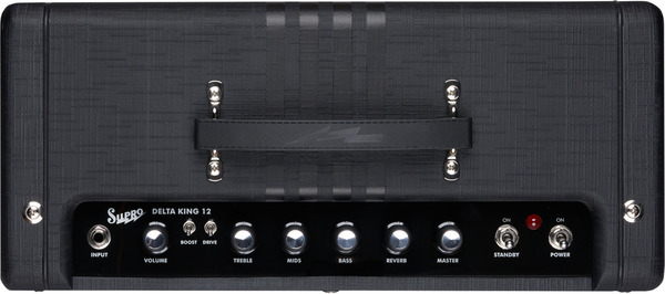 Supro Delta King 1x12 Tube Amplifier V2 w/ Reverb (black & black)