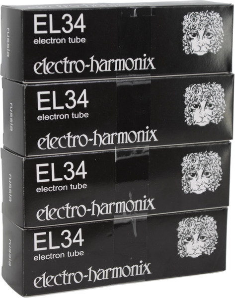 TAD EL34 Electro Harmonix / Russia Matched Quartett / EL34/6CA7/E34L (oktal / 8 pin)