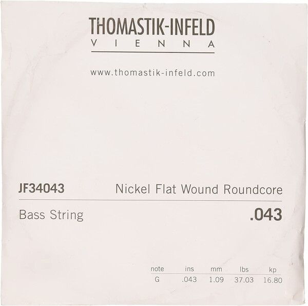 Thomastik JF34043 Single G-string Jazz Flat (.043)