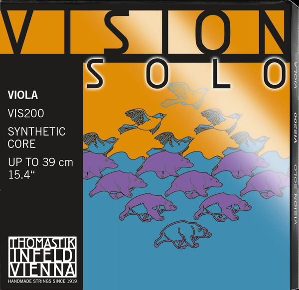 Thomastik Vision Solo Viola String Set (synthetic core / medium)