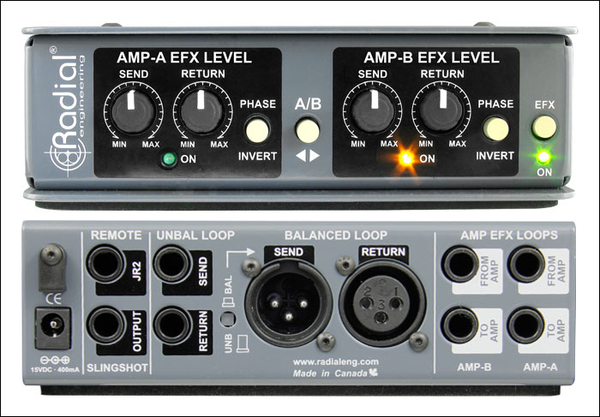 ToneBone by Radial TwinLine / Effects Loop Interface for Two Amps