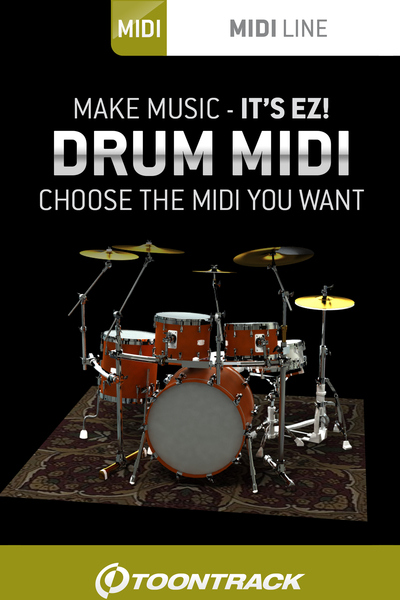 Toontrack Generic Drum MIDI Pack