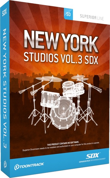 Toontrack SDX New York Studios Vol. 3