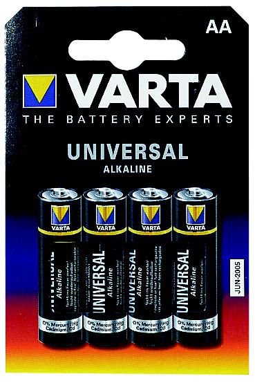 VARTA Universal AA - Alkaline (4 Stück blister)