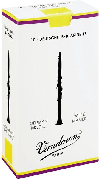 Vandoren Bb Clarinet White Master  1.5 (10 reeds set)