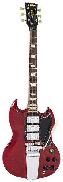 Vintage VS63 ReIssued Vibrola (cherry red)