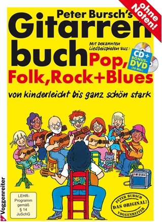 Voggenreiter Gitarrenbuch Band 1 / Peter Bursch (incl. DVD & CD)