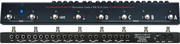 VoodooLab Dingbat Pedalboard PX & PX-8 Plus Switcher (medium - PX8)