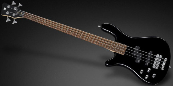 Warwick RockBass Streamer LX, Lefthand, 4-String (solid black high polish)