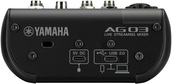 Yamaha AG03 MK2 Live Streaming Mixer (black)