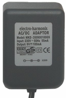 electro-harmonix 9DC-100 AC Adaptor / MKD-350900100S (9V DC / 100mA /  center +)