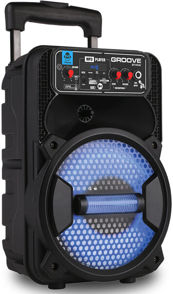 iDance Groove 214W / Rechargeable Bluetooth® Partybox (100W with disco lightning + karaoke)
