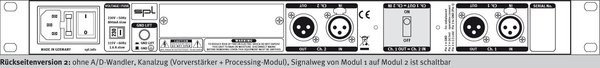 spl Premium Preamp & Dual-Band De-Esser AES Modell 1239