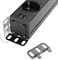 Adam Hall 87470 USB Power Strip (4 Sockets + 2 USB Charging Ports)