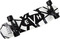 EVH BW Striped Skateboard (black and white)