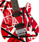 EVH Wolfgang Special Striped (red, black, and white)