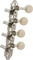 Grover 409FNW Mandolin Machine Heads, Vintage 4 + 4 ('F'-style mandolins/nickel/white)