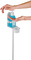 K&M 80310 Disinfectant Stand with Bracket (pure white)