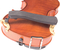 Kun Mini Violin Shoulder Rest (black)