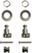 Richter Strap Lock Set #1763 (chrome)