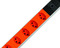 Steffen ALU MODULAR 19' 1HE 8xT13 Socket Strip (orange, 3m)