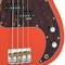Vintage V4MFR / V4 Maple Board Reissued Bass Guitar (firenza red)
