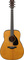 Yamaha FGX3II Folk Guitar (heritage natural)