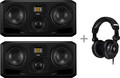 ADAM S3H Stereo set + Studio Pro SP-5 Headphones Monitores Midfield