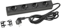 Adam Hall 87470 USB Power Strip (4 Sockets + 2 USB Charging Ports) Regletas eléctricas