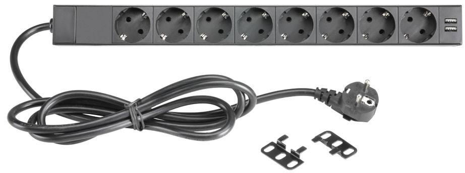 Adam Hall 87471 USB (schuko) Extensão Eléctrica