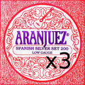 Aranjuez A 202 Set (Light Tension) Cuerdas individuales para guitarra clásica