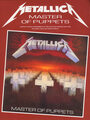 Cherry Lane Masters of Puppets Metallica Canzonieri per Chitarre Elettricche