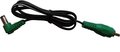Cioks Flex Cable Type 4 - 5,5/2,5mm DC-Plug (center + / L-shape / 30cm / green) Effect Pedal Power Cables & Accessories